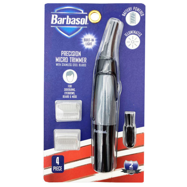 Barbasol Battery Powered Micro Precision Trimmer With Blades
